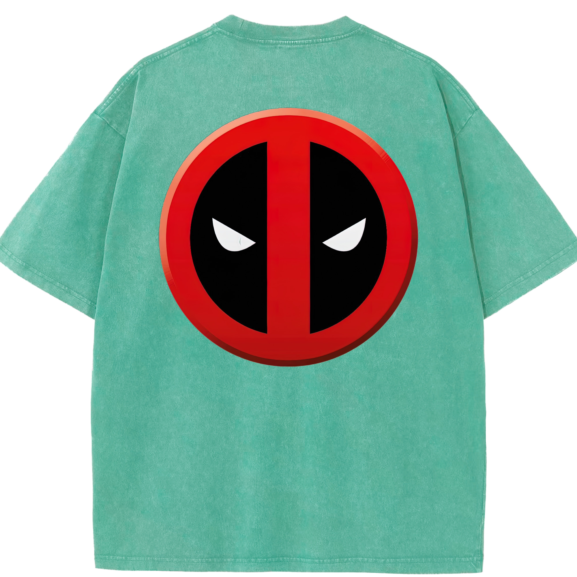 （画像用） Deadpool デッドプール 綿100% ヴィンテージ風 半袖Tシャツ（背面プリント）